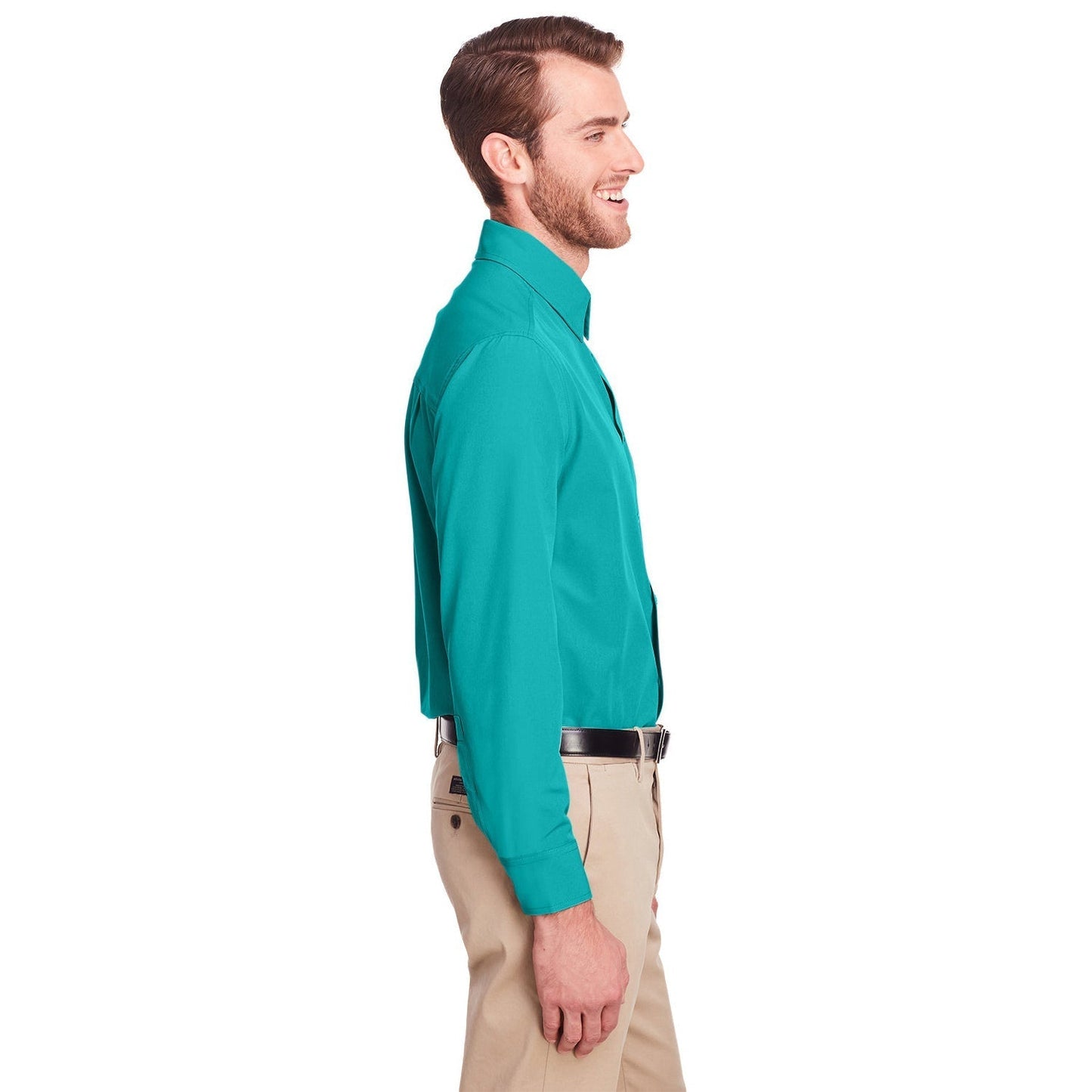 Black Button Up Shirts - UltraClub - Performance Woven
