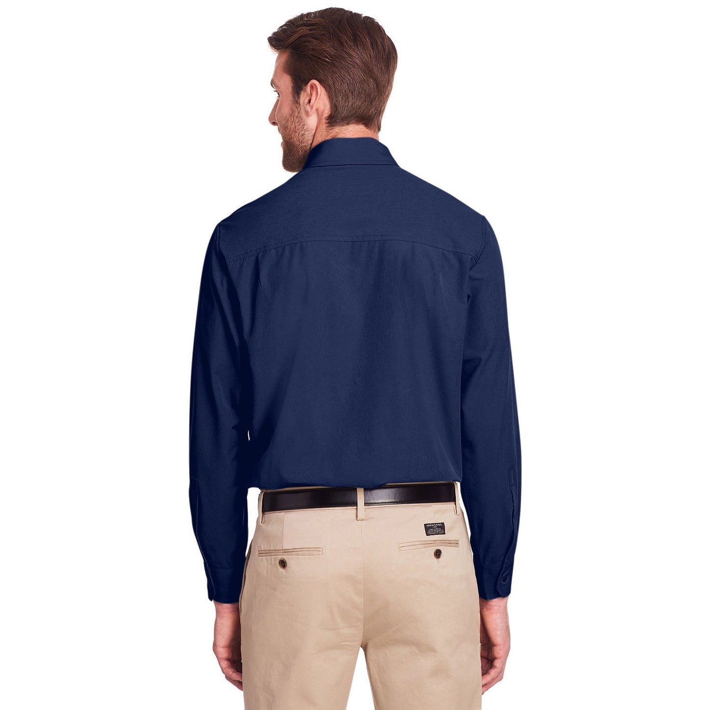 Black Button Up Shirts - UltraClub - Performance Woven