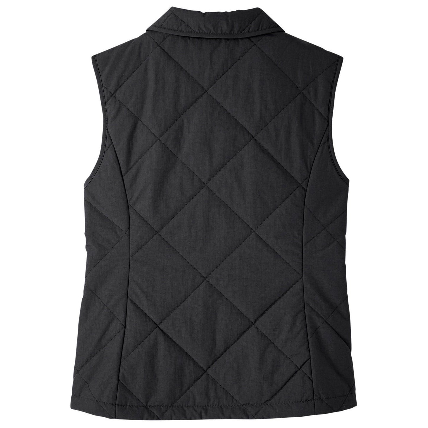 Black Quilted Vest - UltraClub - Water Resistant Design