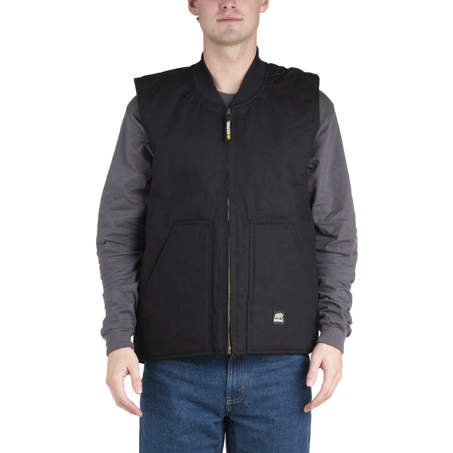 Black Vests - Berne - Durable Cotton Duck Fabric