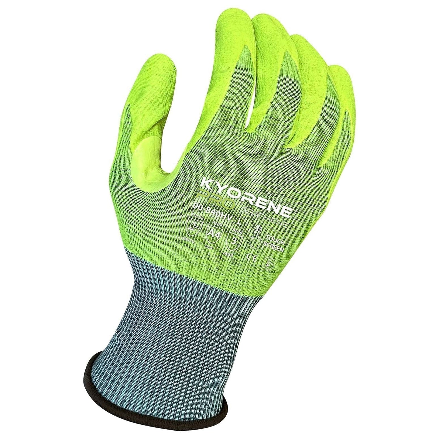 Gray Knit Gloves - Armor Guys - Hi-Vis Comfort
