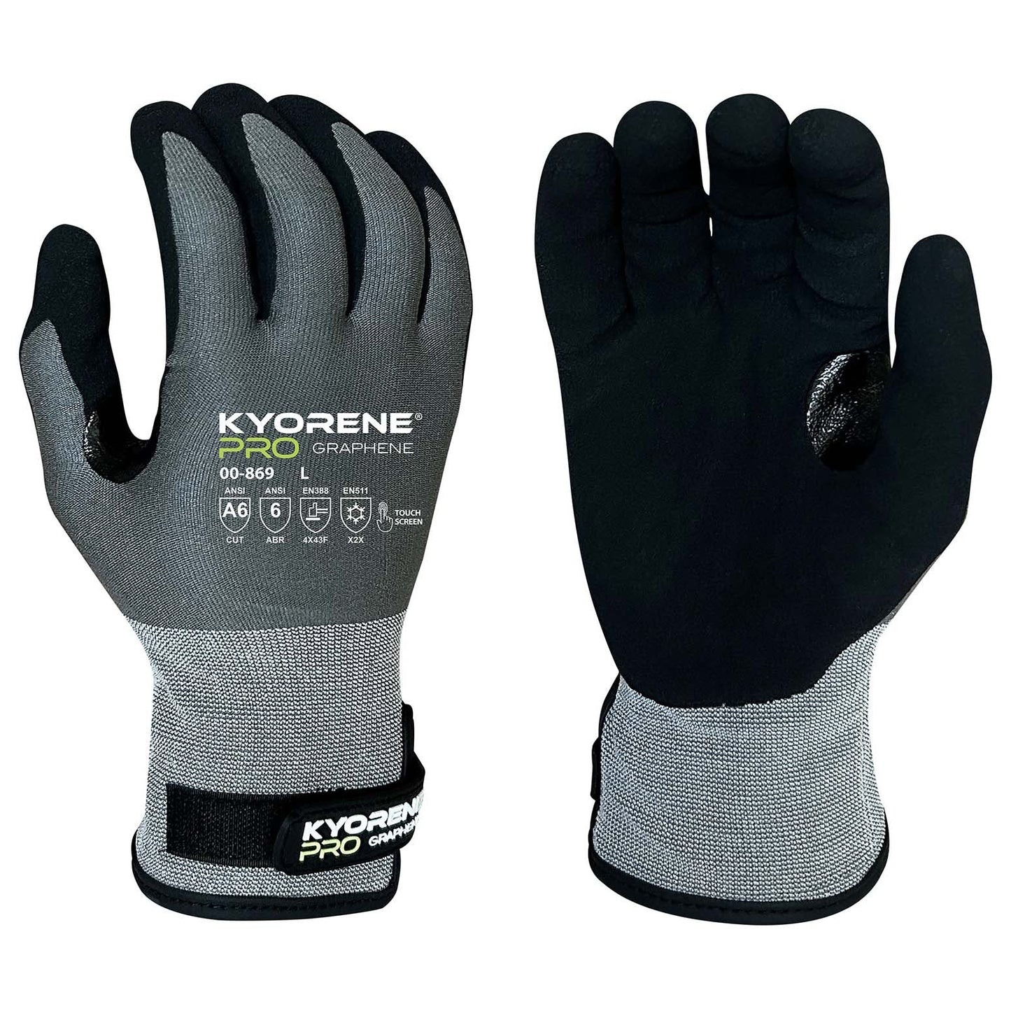 Gray/Yellow String Knit Gloves - Armor Guys - Durable Design