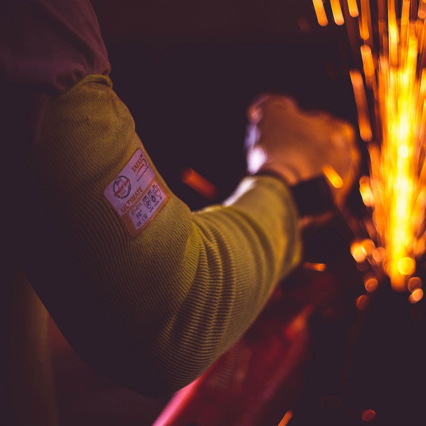 14" Length Sleeves - Armor Guys - Hi Vis Yellow