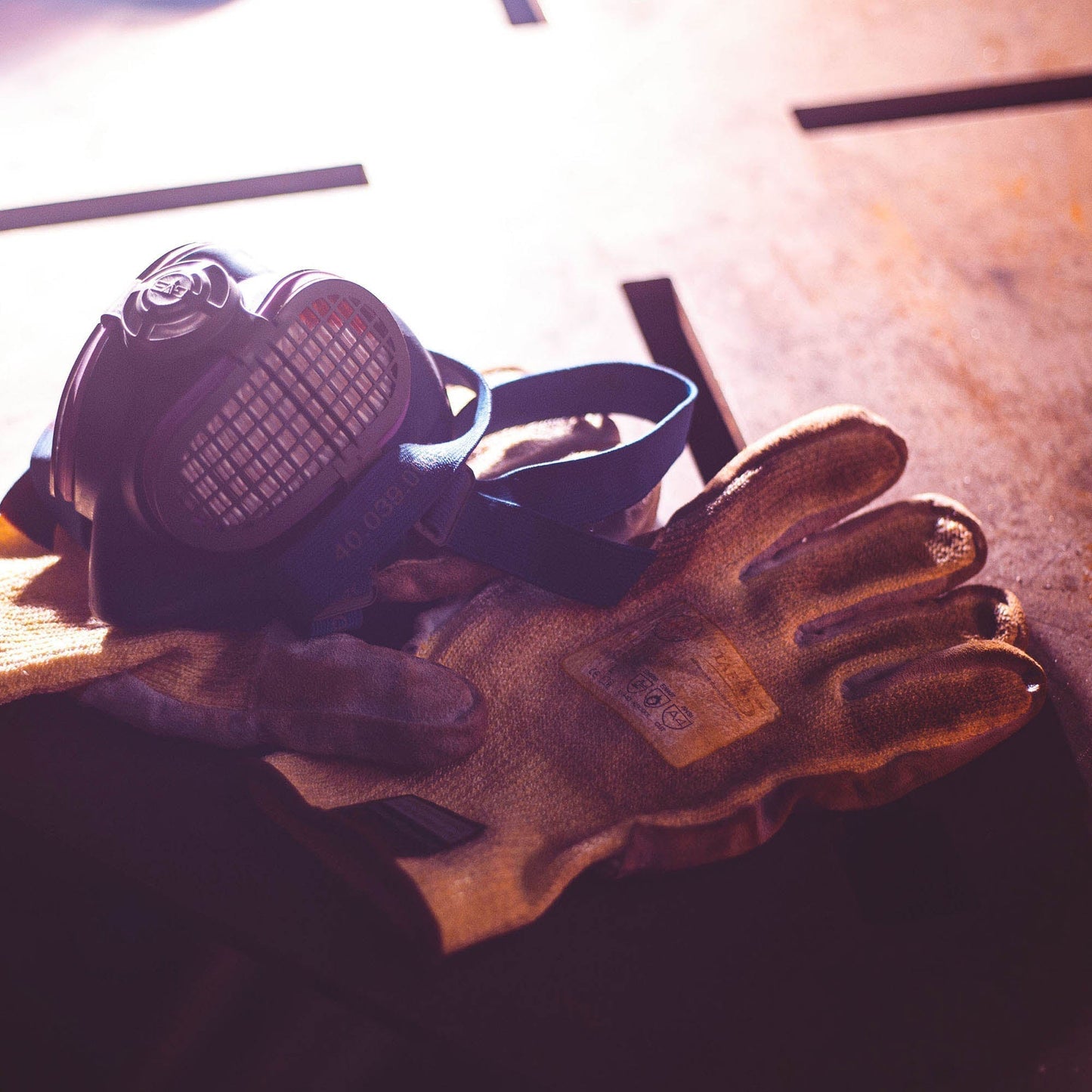 Yellow String Knit Gloves - Armor Guys - Heat Resistant