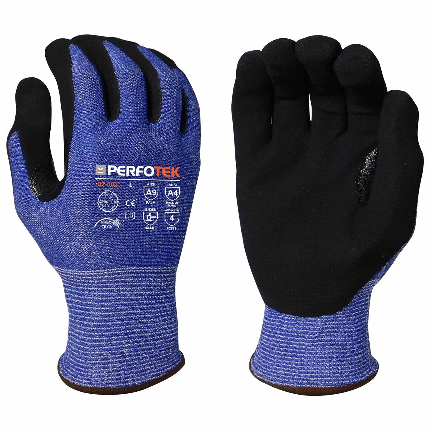 Blue String Knit Gloves - Armor Guys - Cut Resistant