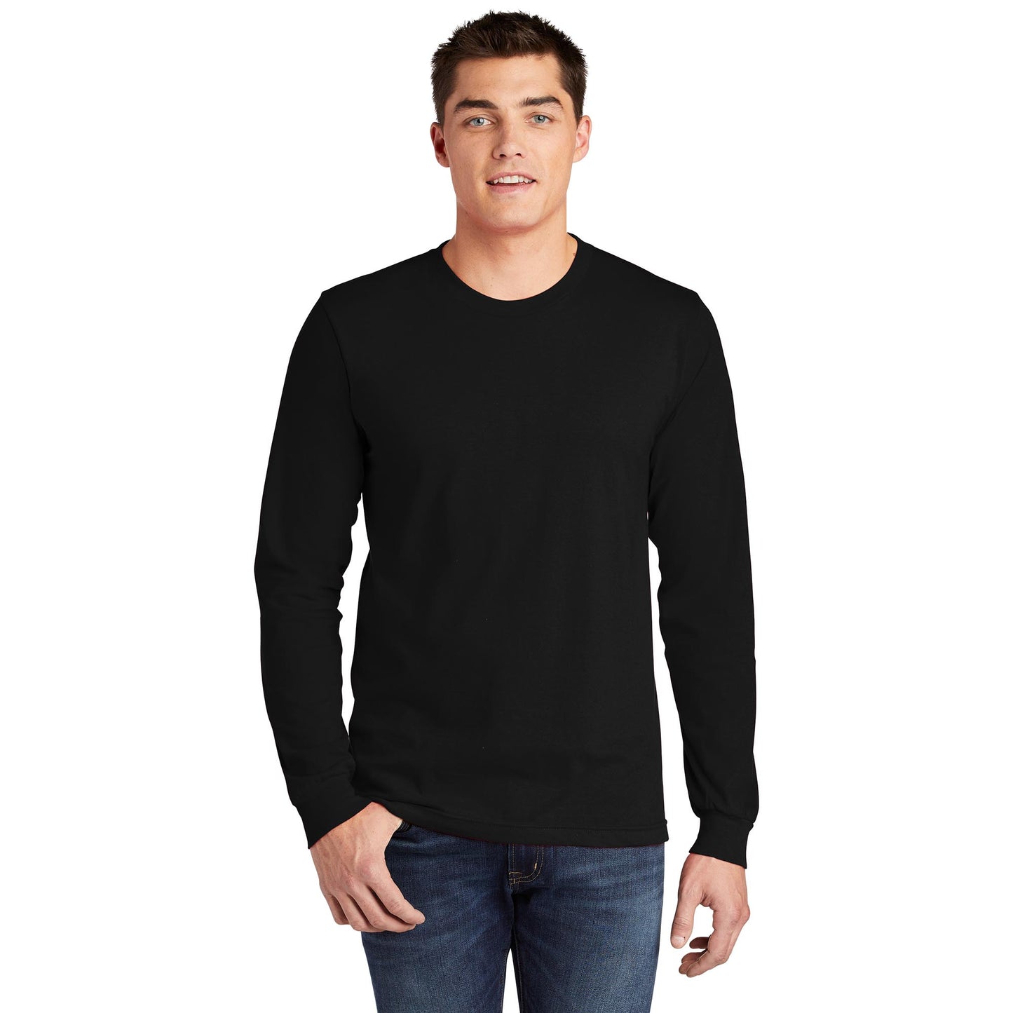 Black Long Sleeve T-Shirt - American Apparel - Soft Fabric