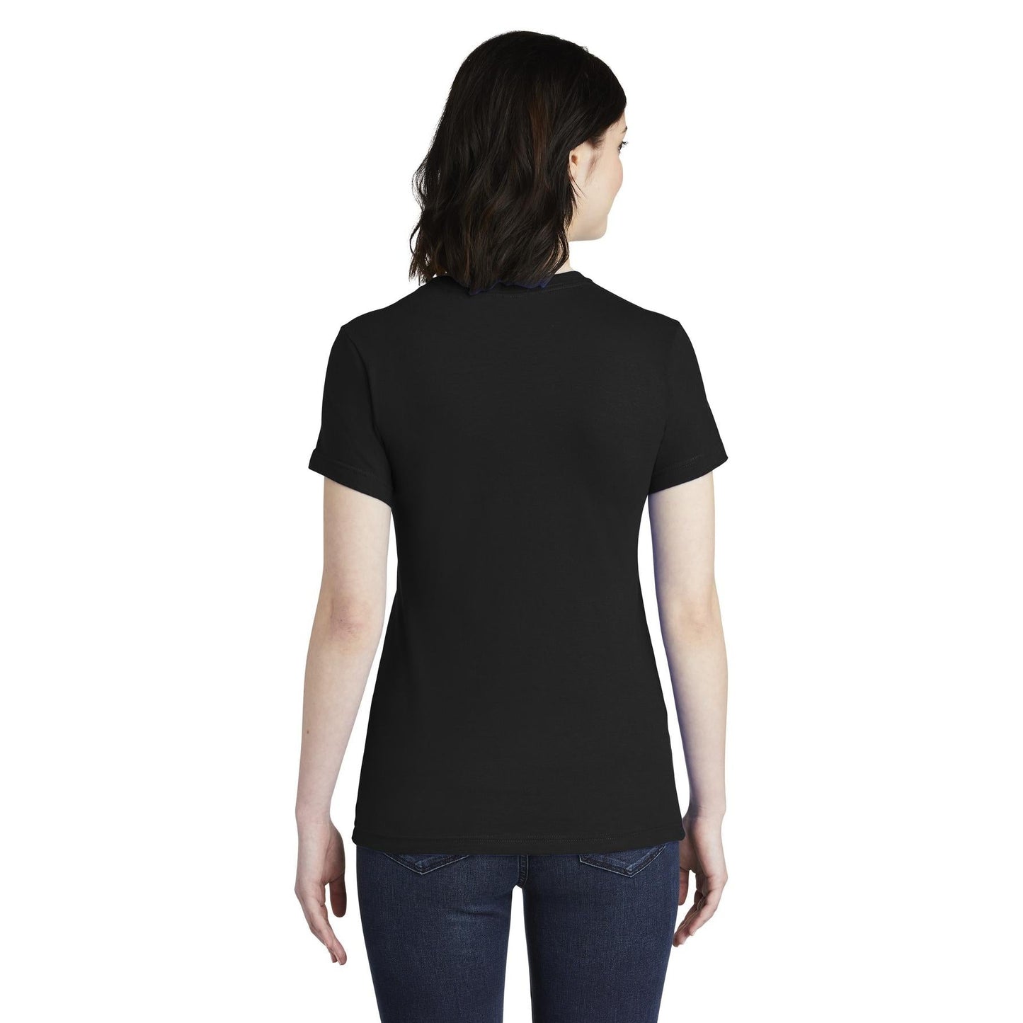 Black T-Shirt - American Apparel - Slim Fit Cotton