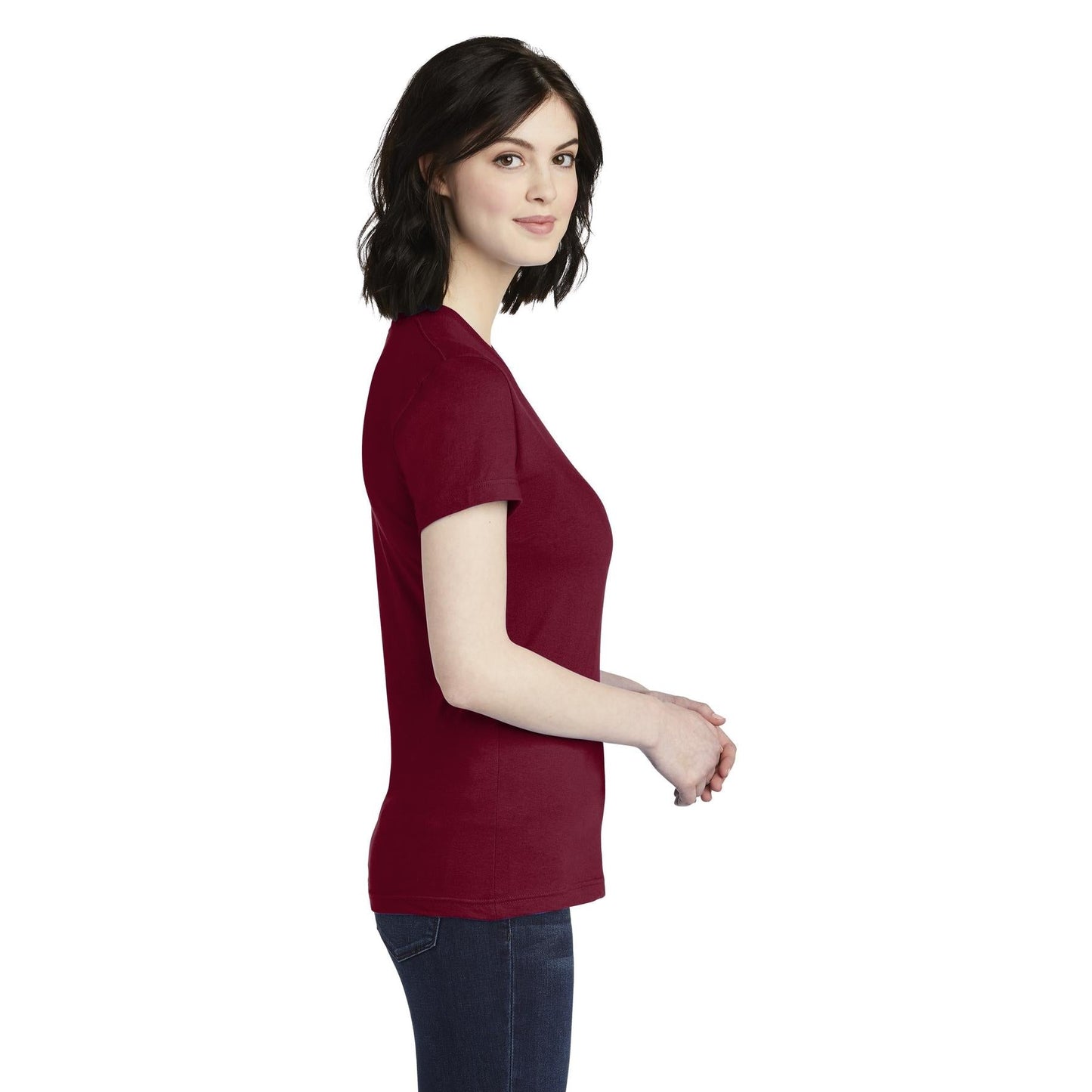 Black T-Shirt - American Apparel - Slim Fit Cotton