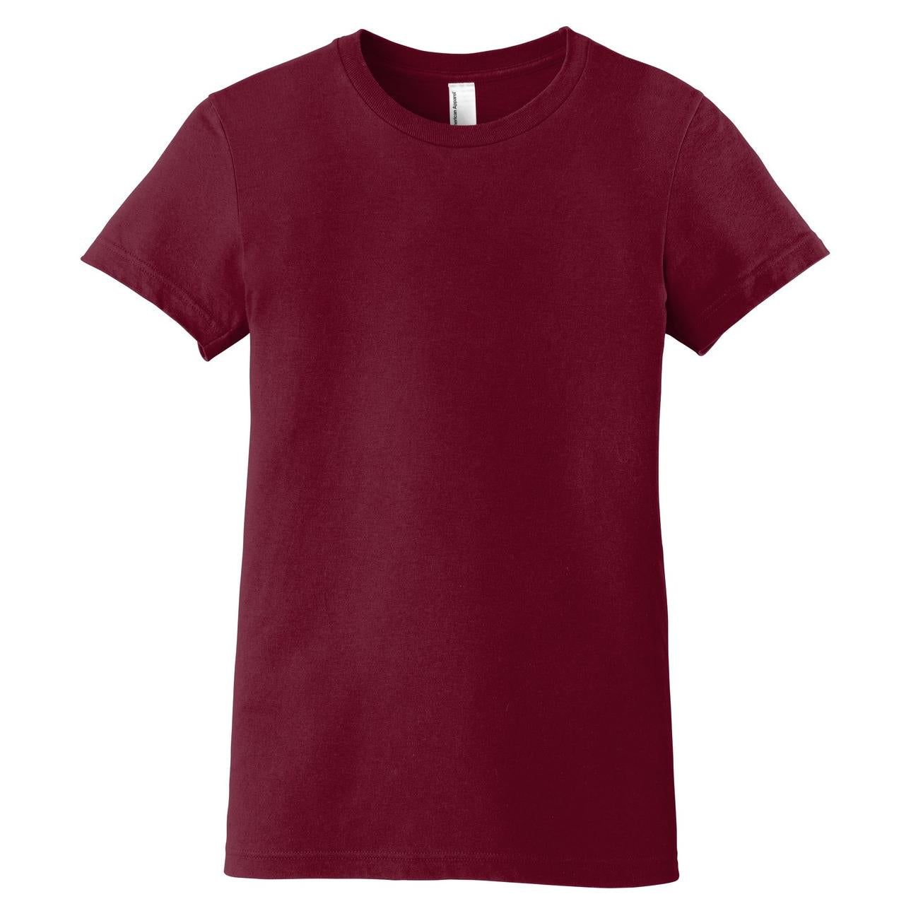 Black T-Shirt - American Apparel - Slim Fit Cotton