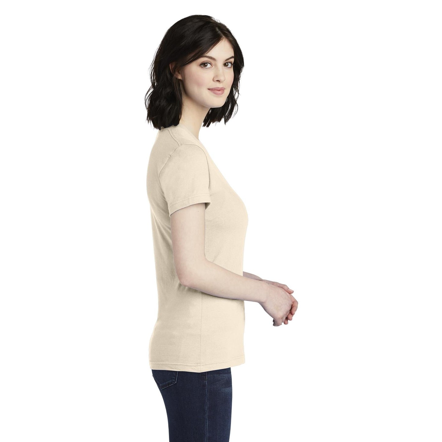 Black T-Shirt - American Apparel - Slim Fit Cotton