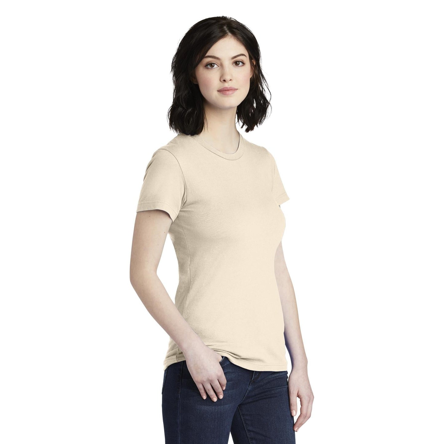 Black T-Shirt - American Apparel - Slim Fit Cotton