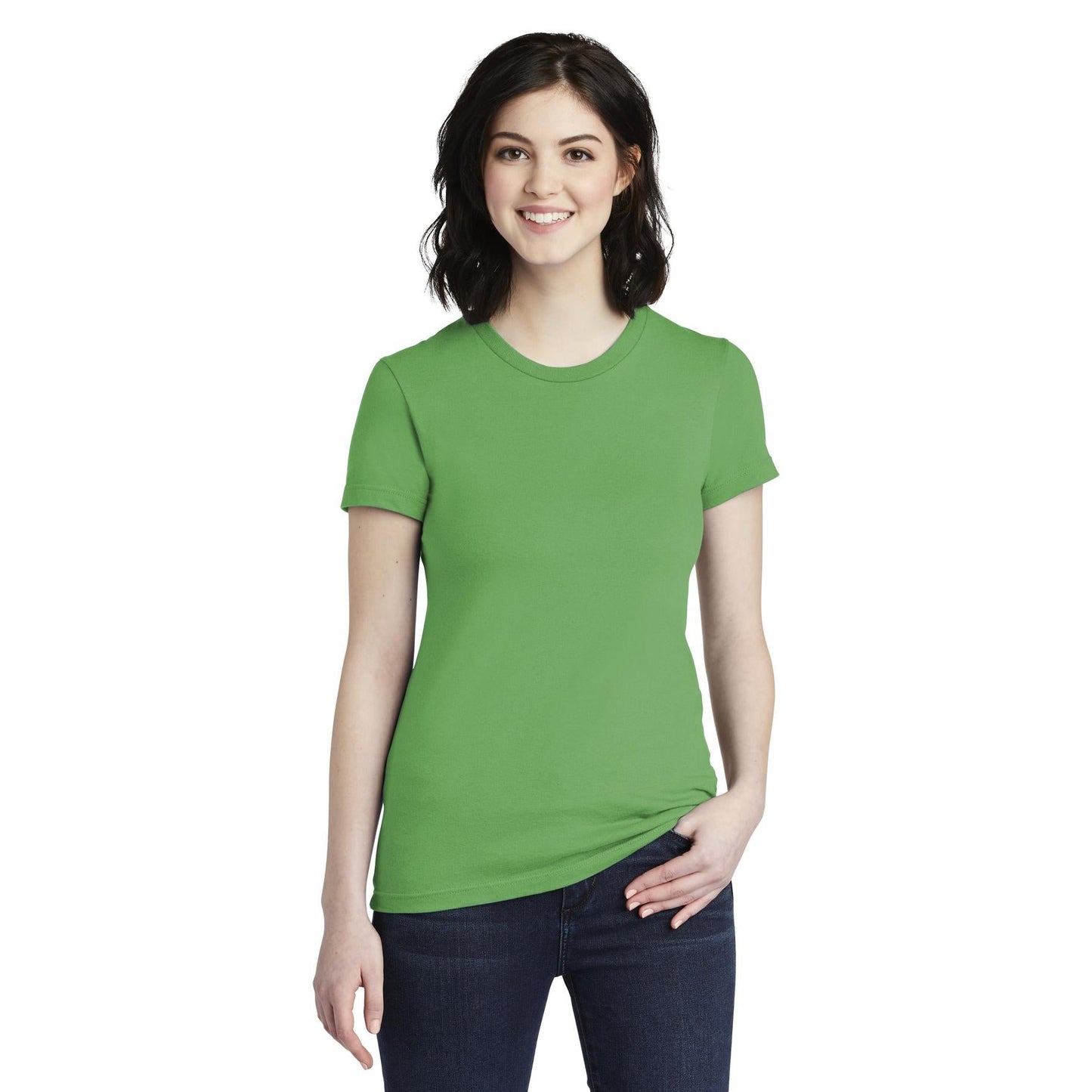 Black T-Shirt - American Apparel - Slim Fit Cotton