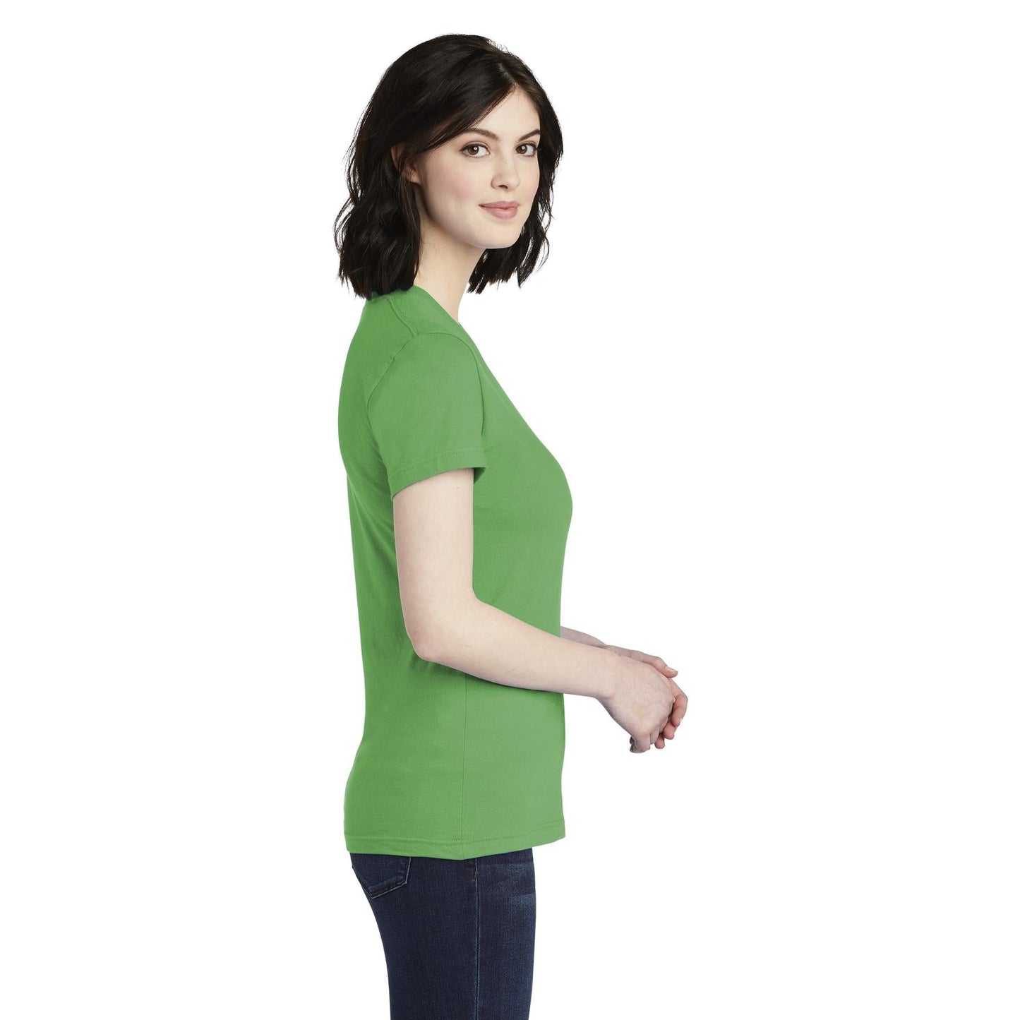 Black T-Shirt - American Apparel - Slim Fit Cotton