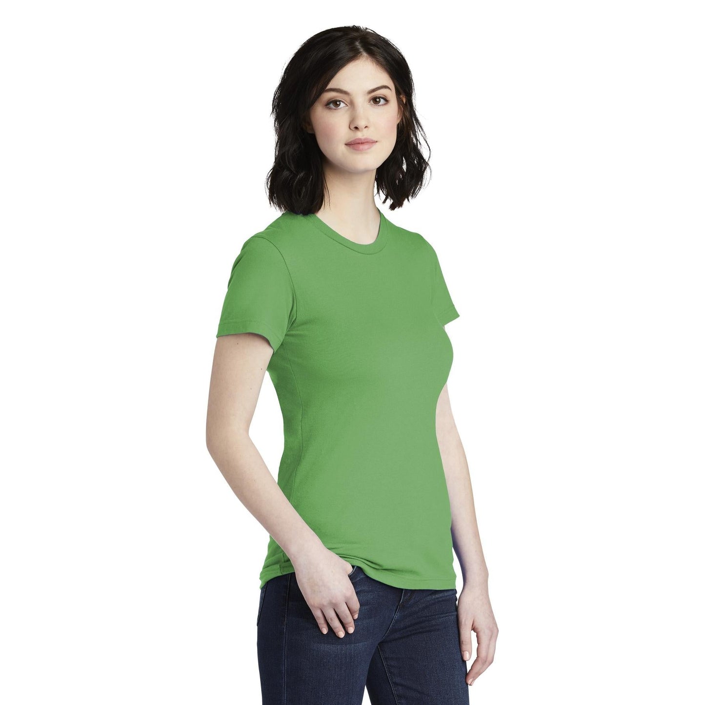 Black T-Shirt - American Apparel - Slim Fit Cotton
