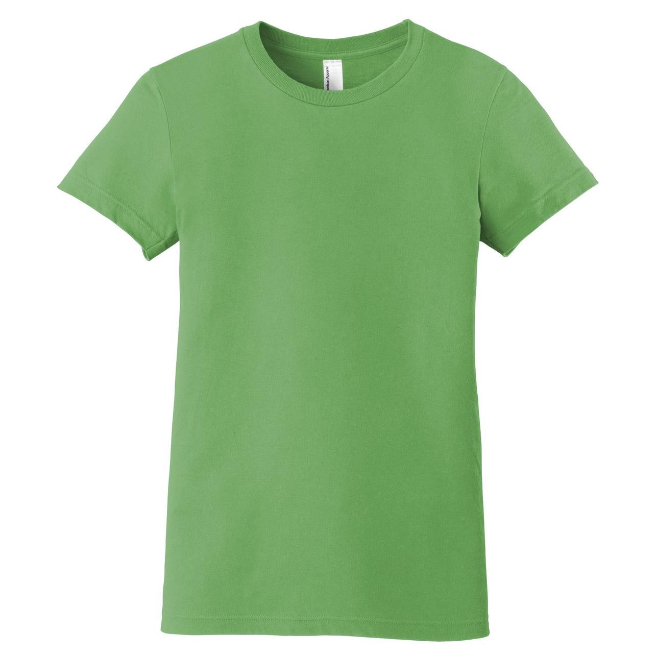 Black T-Shirt - American Apparel - Slim Fit Cotton