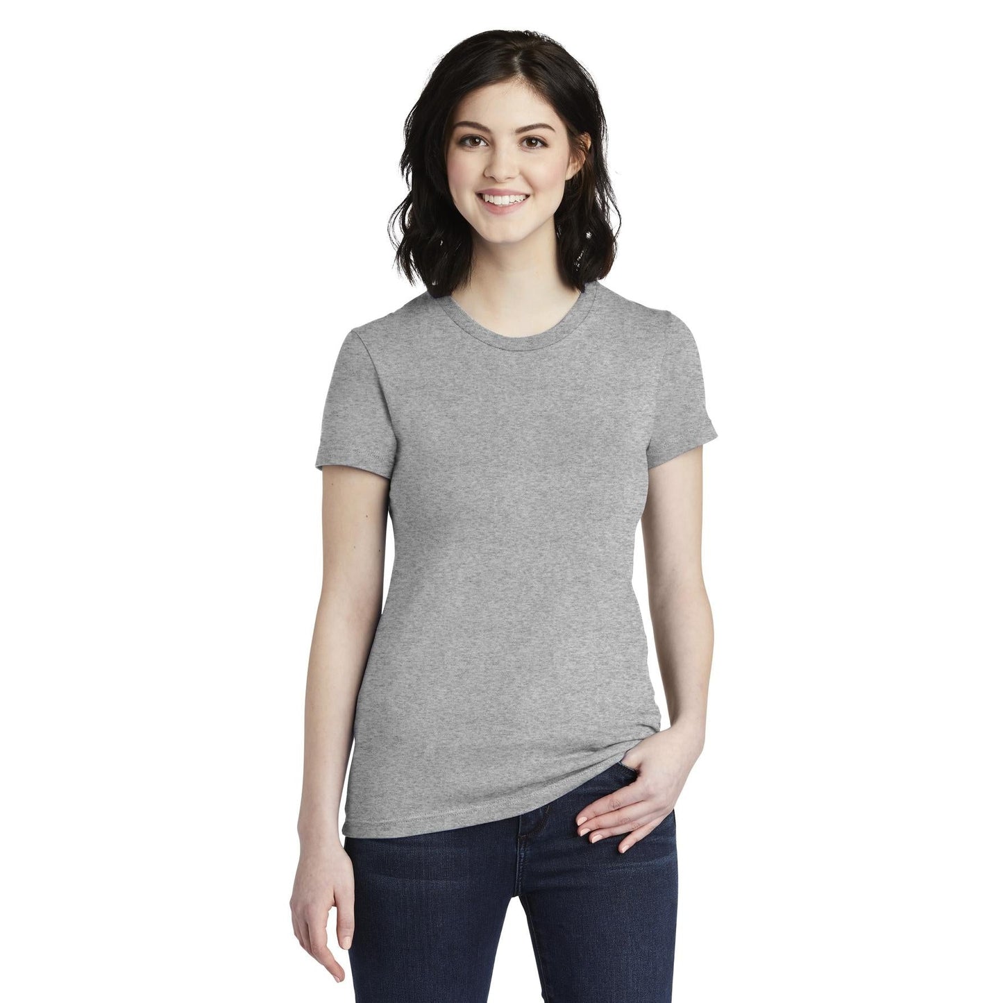Black T-Shirt - American Apparel - Slim Fit Cotton