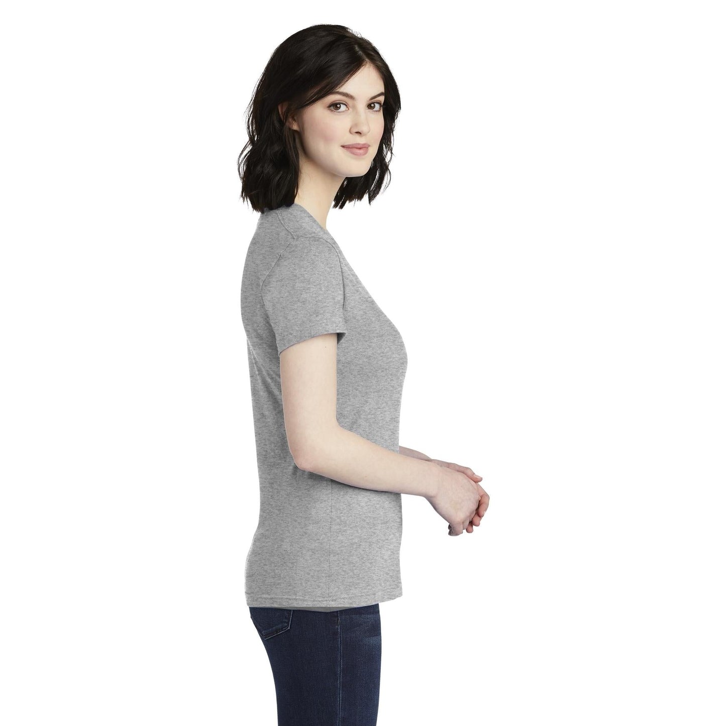 Black T-Shirt - American Apparel - Slim Fit Cotton