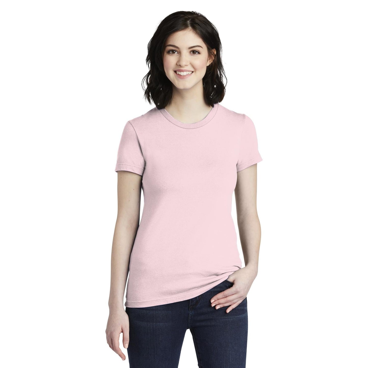 Black T-Shirt - American Apparel - Slim Fit Cotton