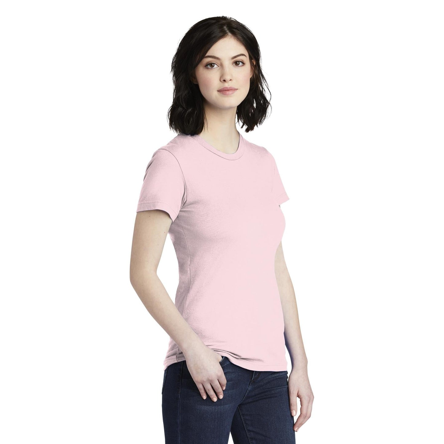 Black T-Shirt - American Apparel - Slim Fit Cotton