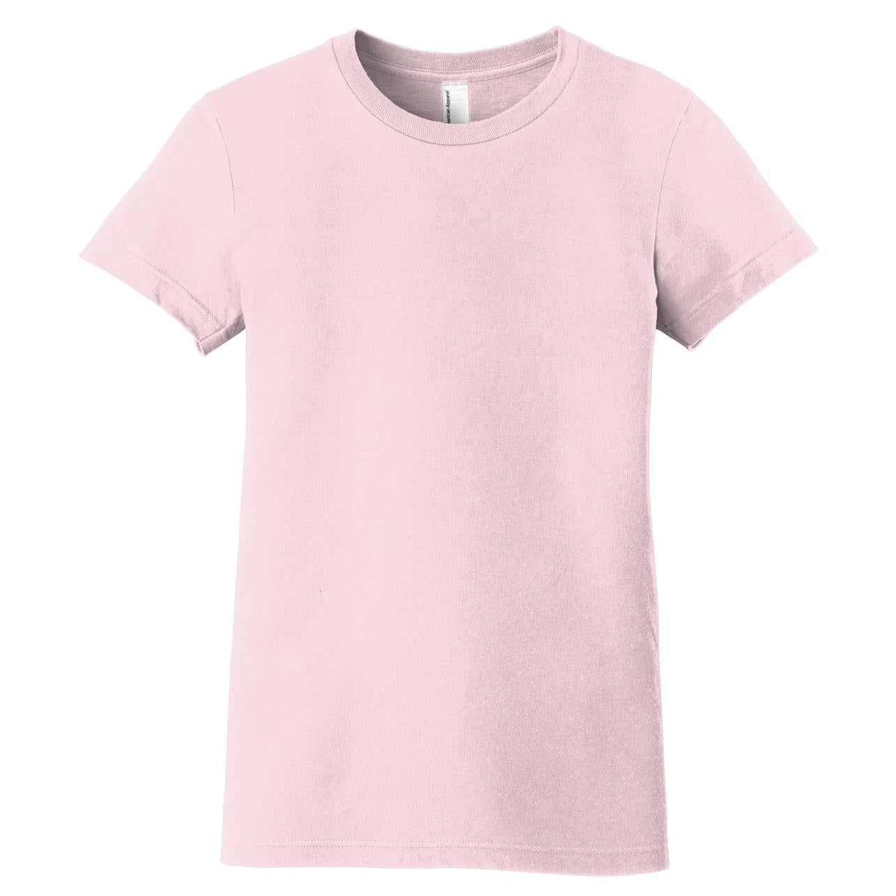 Black T-Shirt - American Apparel - Slim Fit Cotton