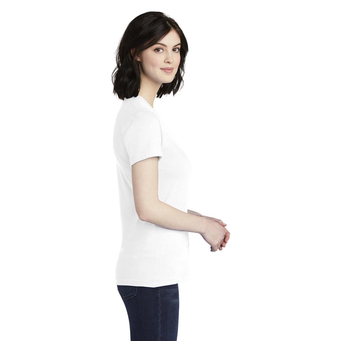 Black T-Shirt - American Apparel - Slim Fit Cotton