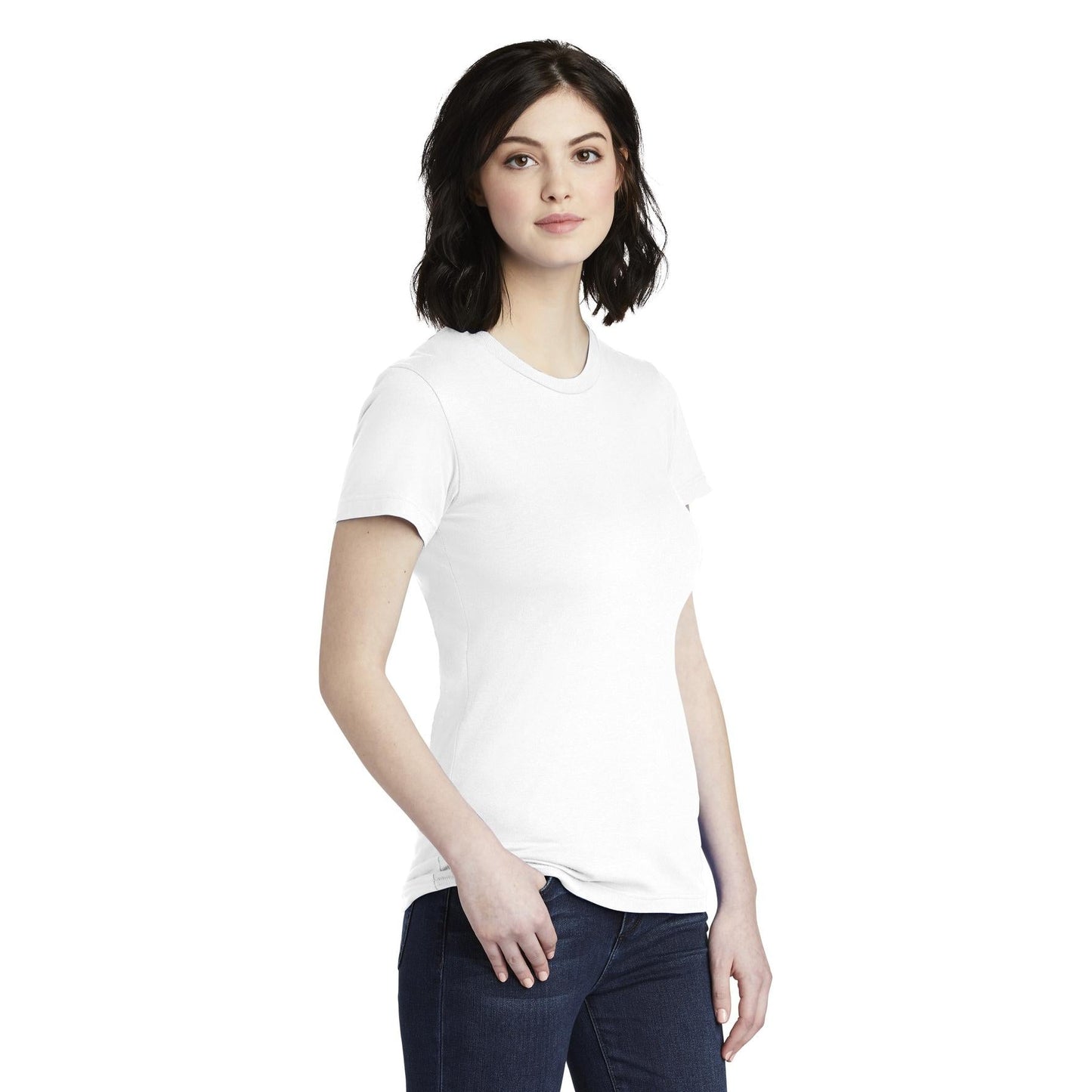 Black T-Shirt - American Apparel - Slim Fit Cotton