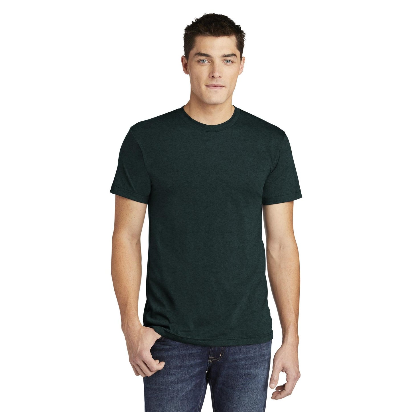 Black Aqua T-Shirt - American Apparel - Slim Fit Soft