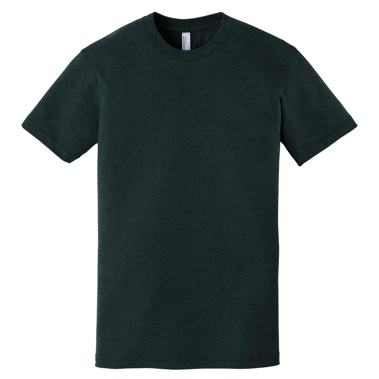 Black Aqua T-Shirt - American Apparel - Slim Fit Soft