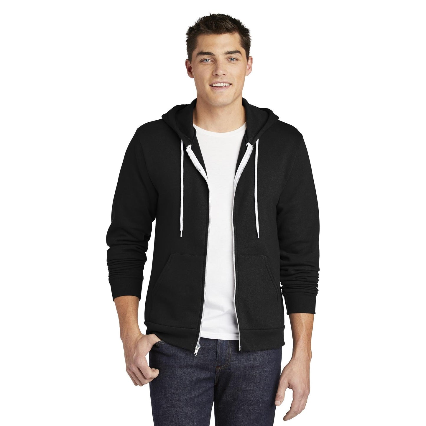 Black Sweatshirt - American Apparel - Cozy Fleece