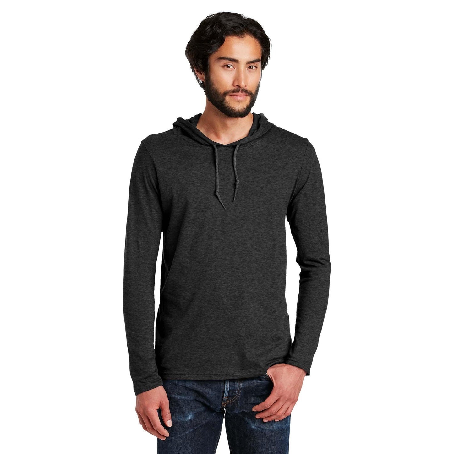 Black/Dark Grey T-Shirts - Anvil - Comfy Cotton Blend