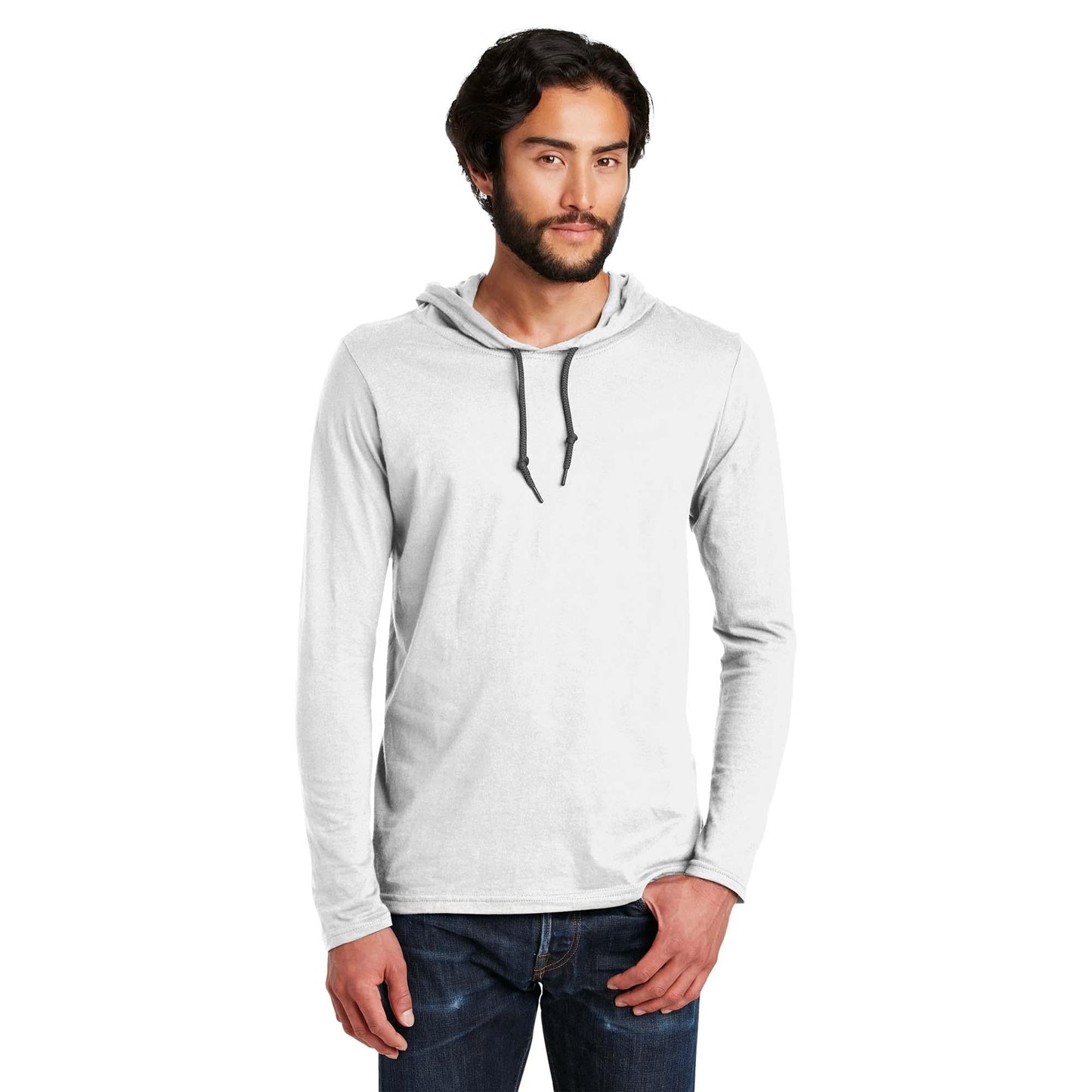 Black/Dark Grey T-Shirts - Anvil - Comfy Cotton Blend