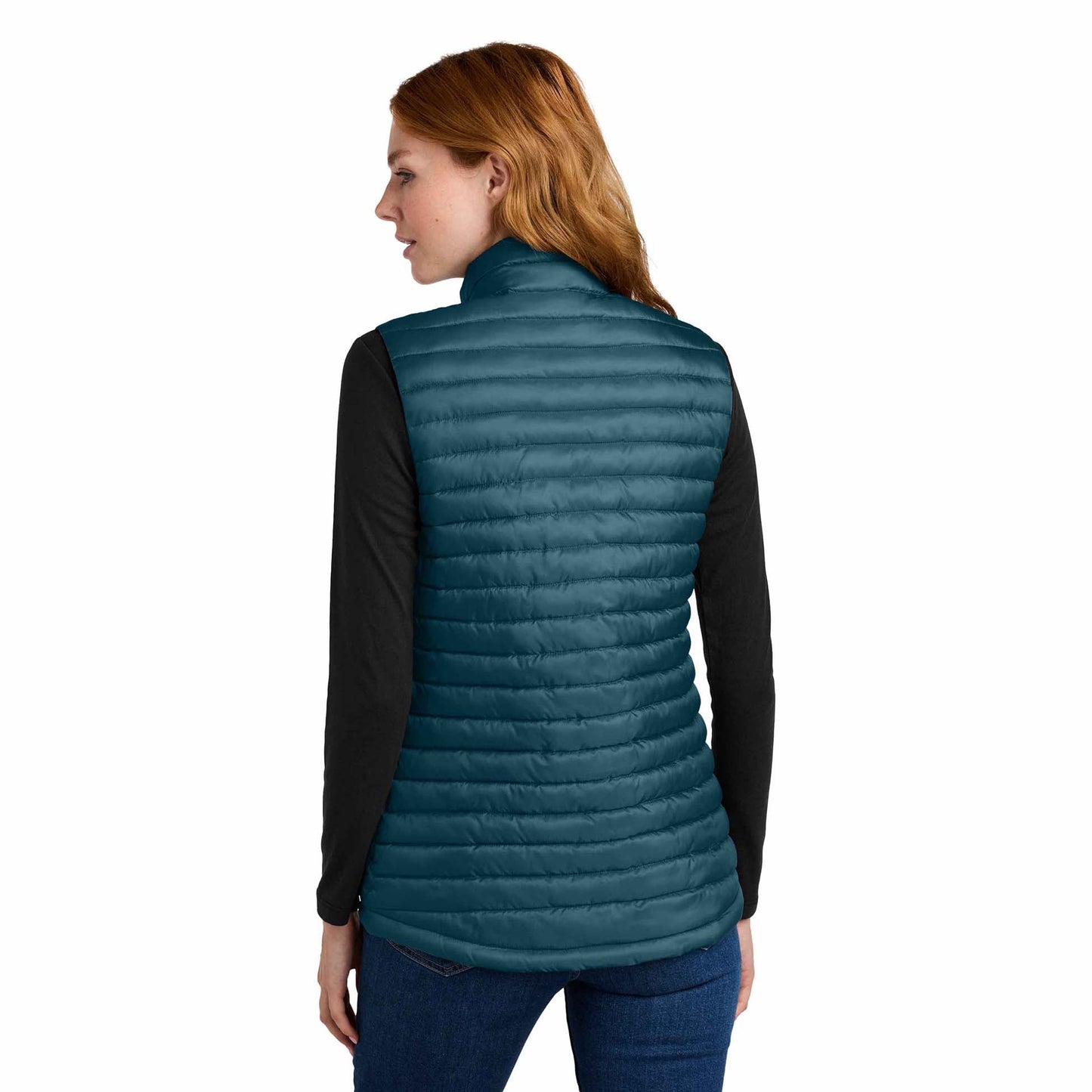 Black Packable Vest - Eddie Bauer - Insulated Design