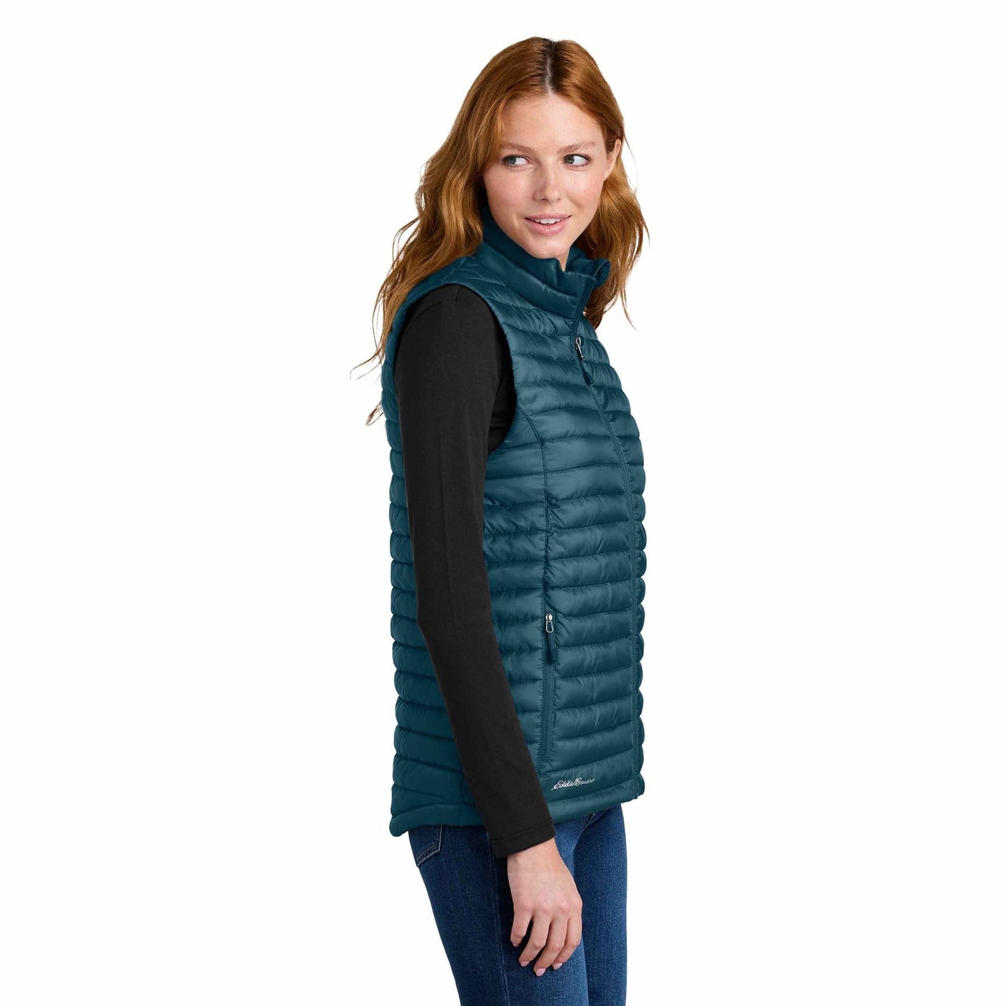 Black Packable Vest - Eddie Bauer - Insulated Design