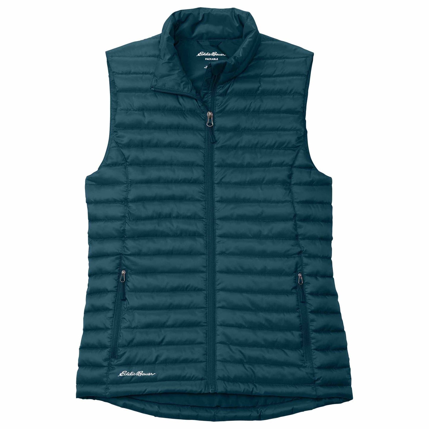 Black Packable Vest - Eddie Bauer - Insulated Design
