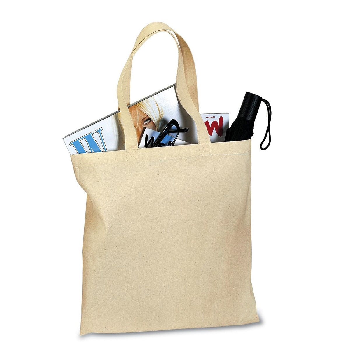 Natural Tote Bags - Port Authority - Cotton Fabric