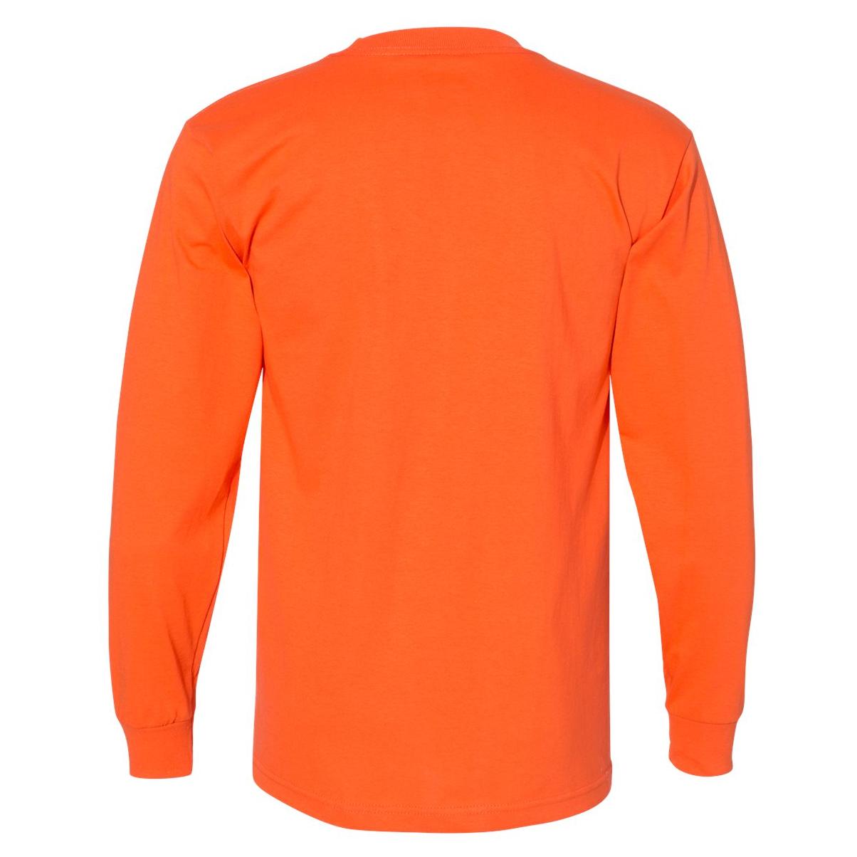 Black Long Sleeve T-Shirt - Bayside - Soft Cotton