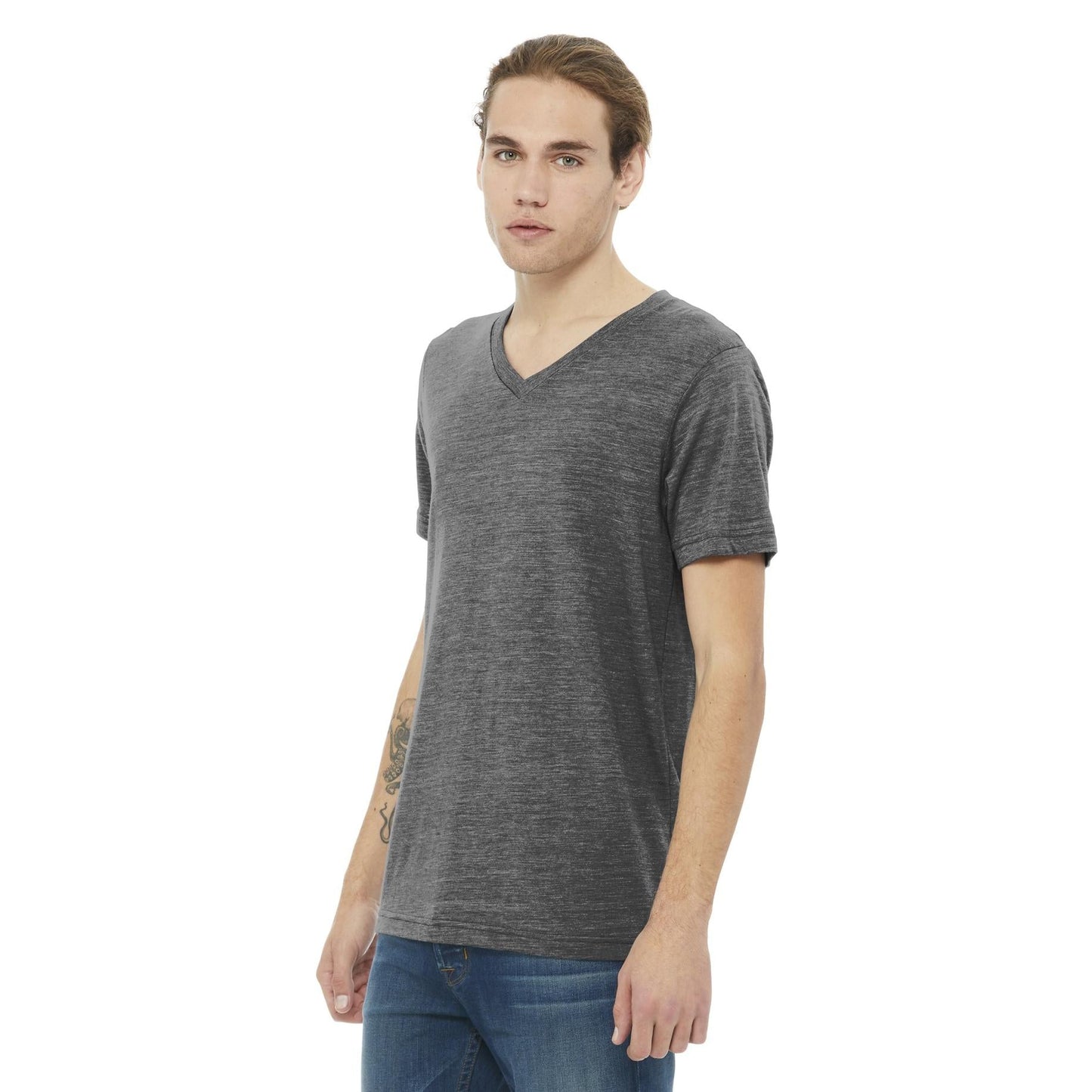 Asphalt Slub T-Shirts - Bella + Canvas - Slim Fit