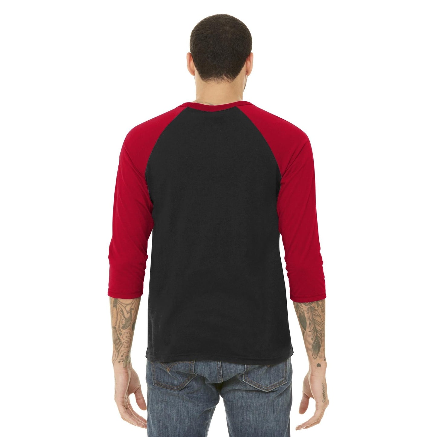 Black/Deep Heather T-Shirts - Bella + Canvas - Comfortable Tee