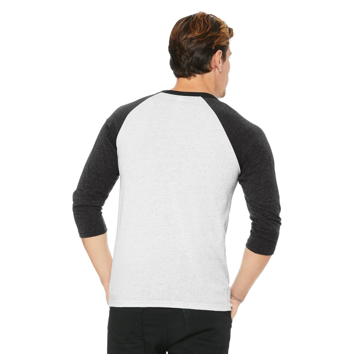 Black/Deep Heather T-Shirts - Bella + Canvas - Comfortable Tee