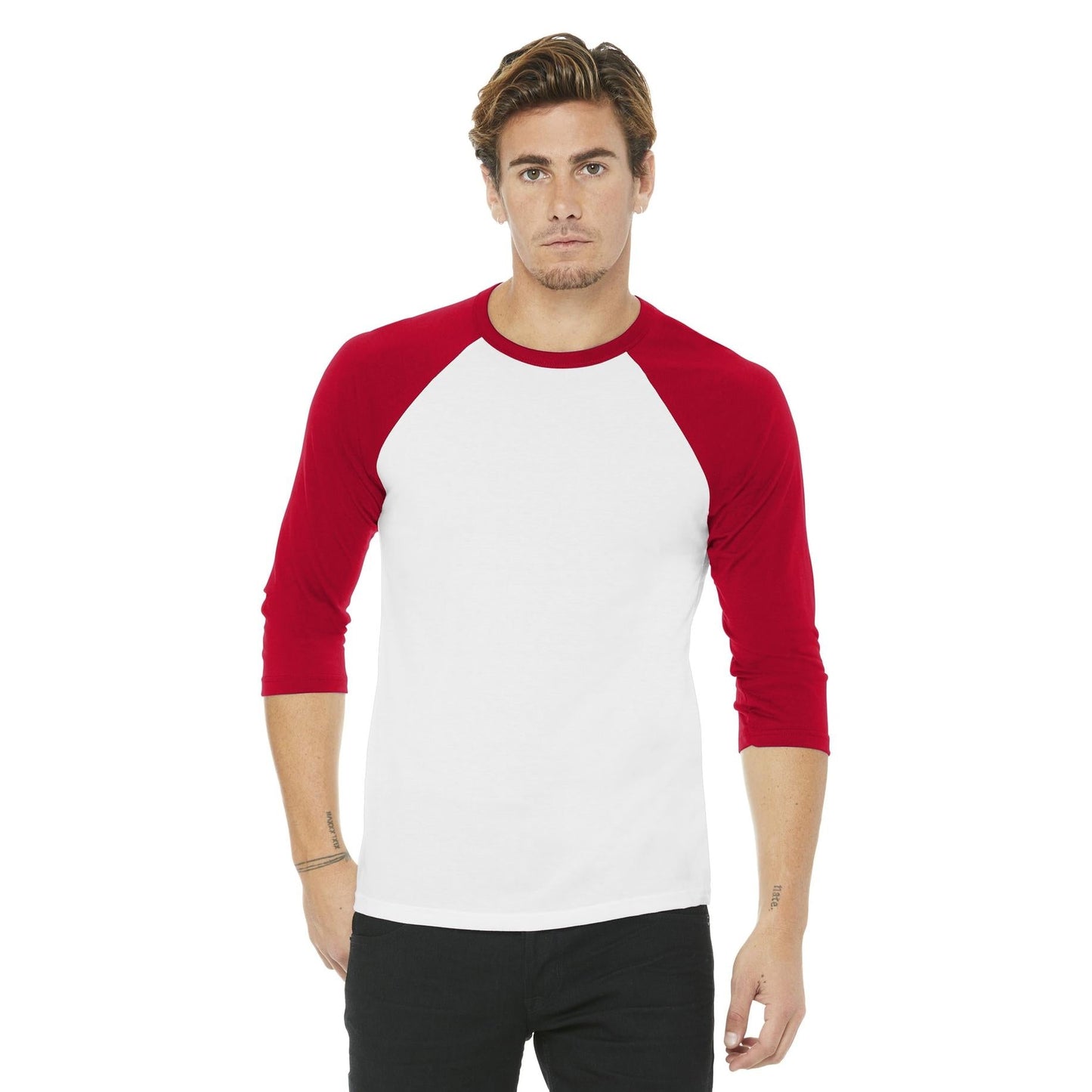Black/Deep Heather T-Shirts - Bella + Canvas - Comfortable Tee