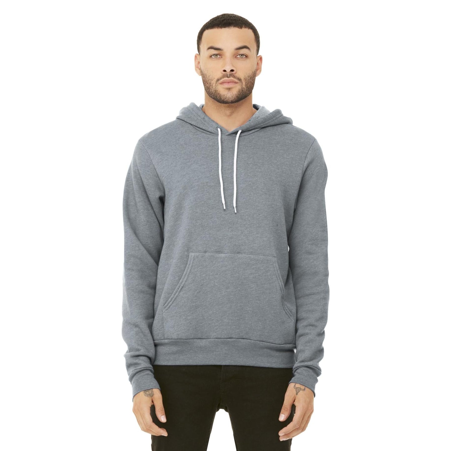 DTG Black Sweatshirts - Bella + Canvas - Cozy Fleece
