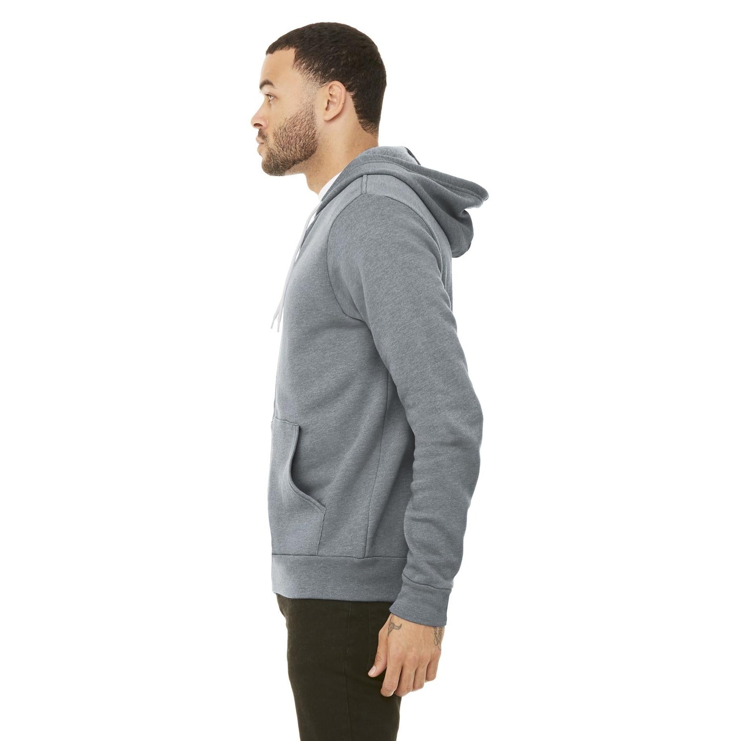 DTG Black Sweatshirts - Bella + Canvas - Cozy Fleece