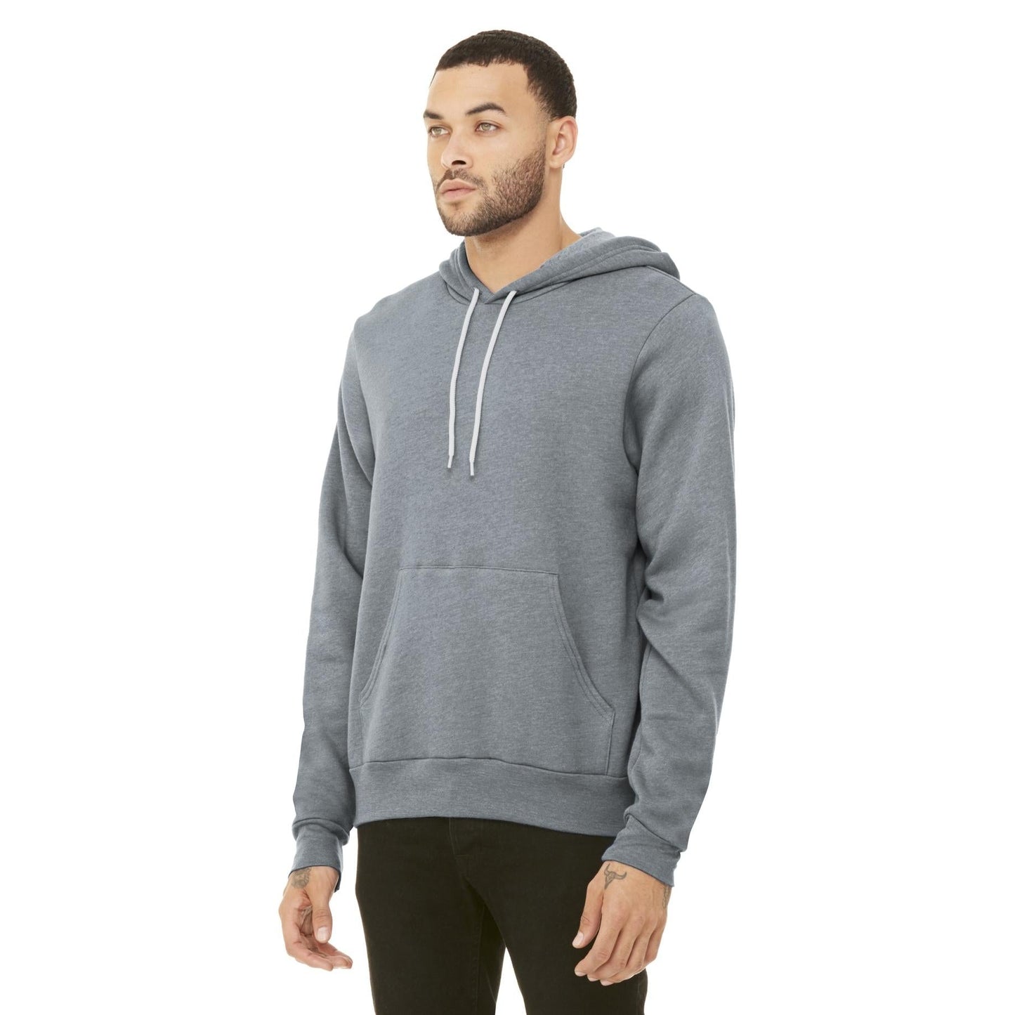 DTG Black Sweatshirts - Bella + Canvas - Cozy Fleece