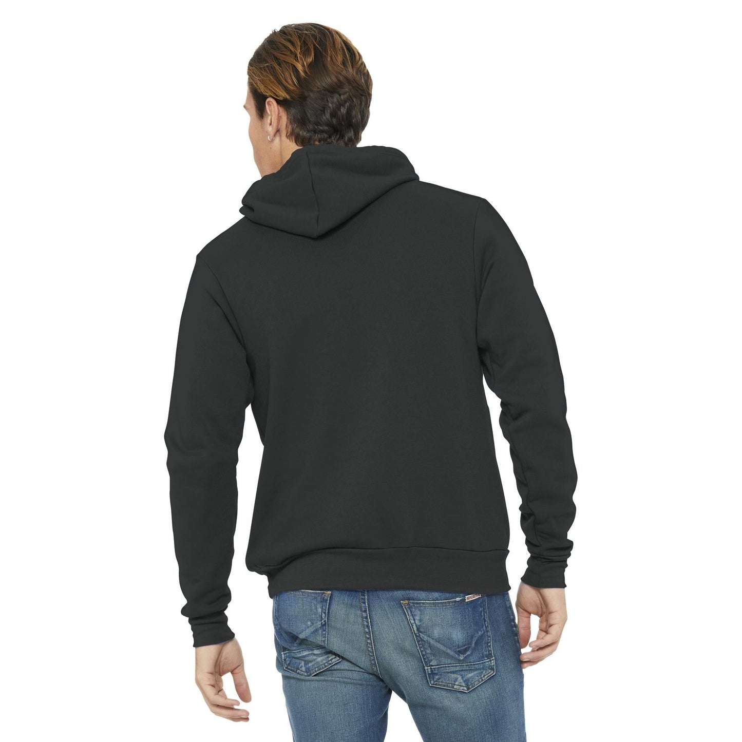 DTG Black Sweatshirts - Bella + Canvas - Cozy Fleece
