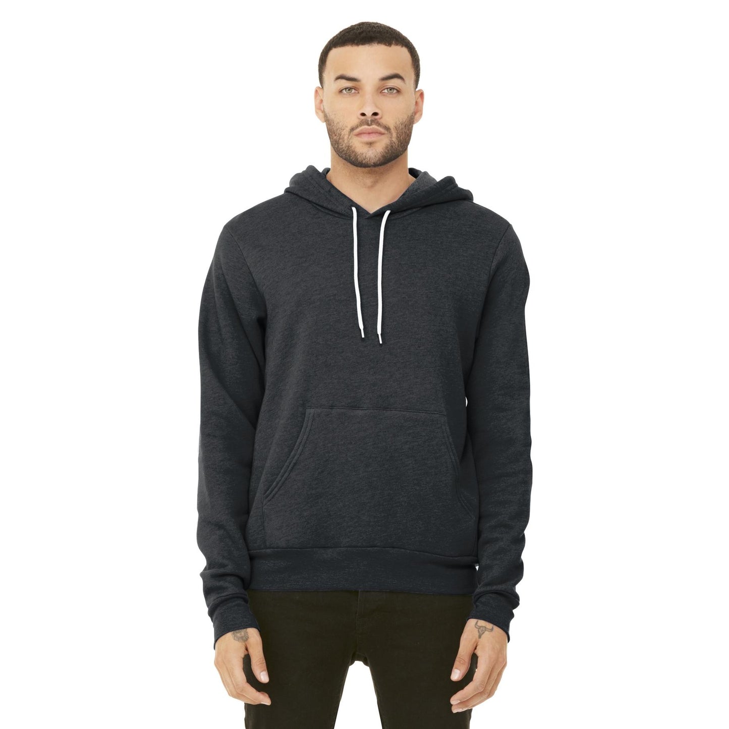 DTG Black Sweatshirts - Bella + Canvas - Cozy Fleece