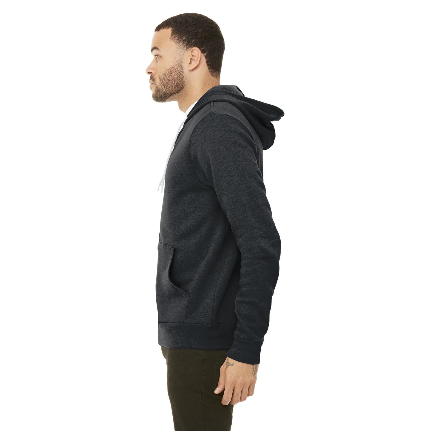 DTG Black Sweatshirts - Bella + Canvas - Cozy Fleece