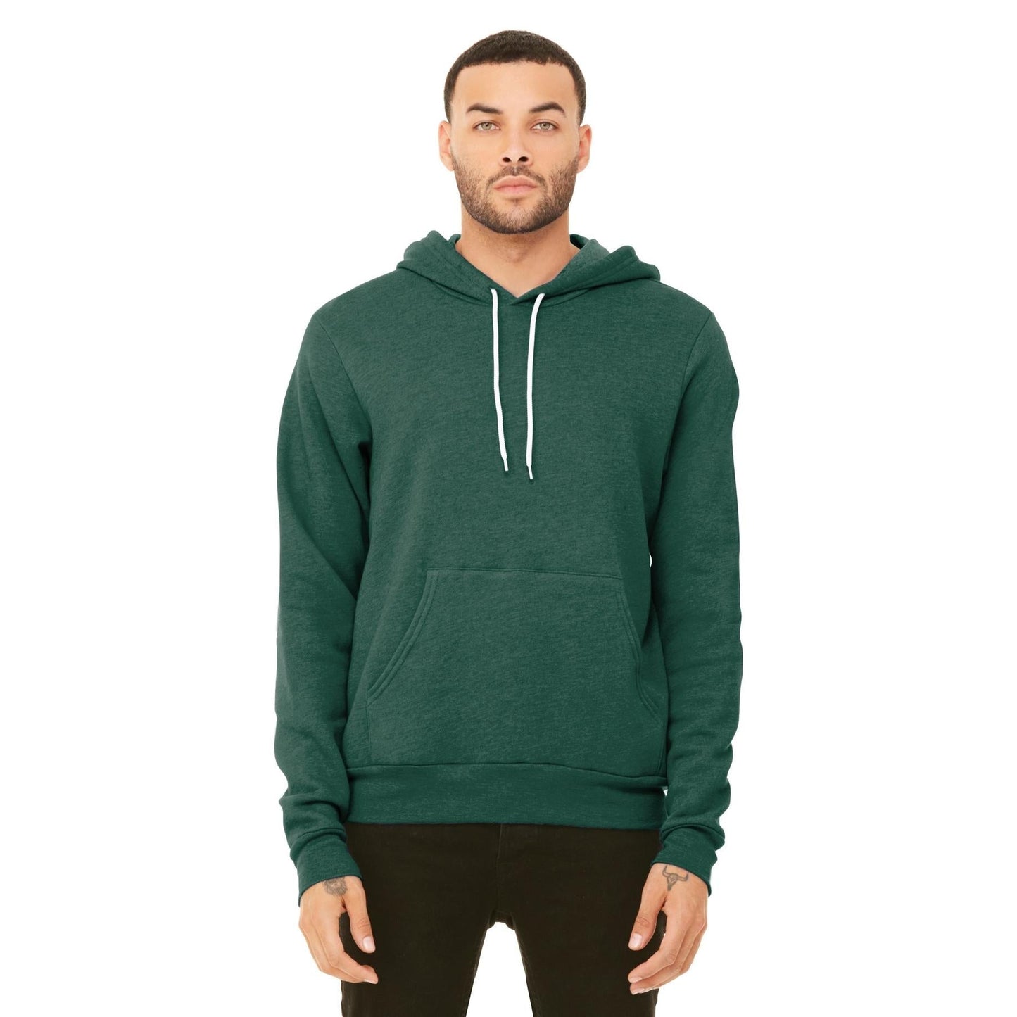 DTG Black Sweatshirts - Bella + Canvas - Cozy Fleece