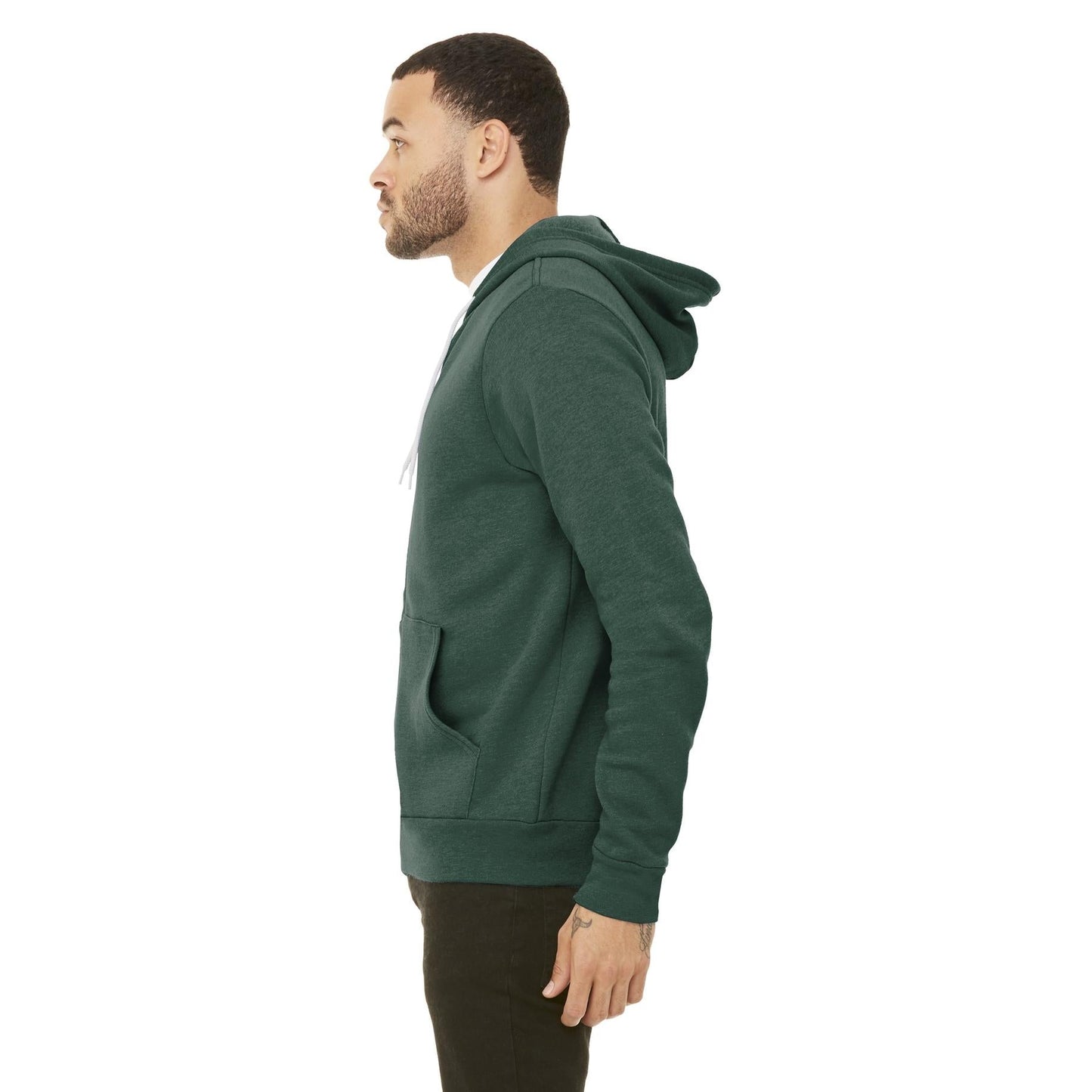 DTG Black Sweatshirts - Bella + Canvas - Cozy Fleece