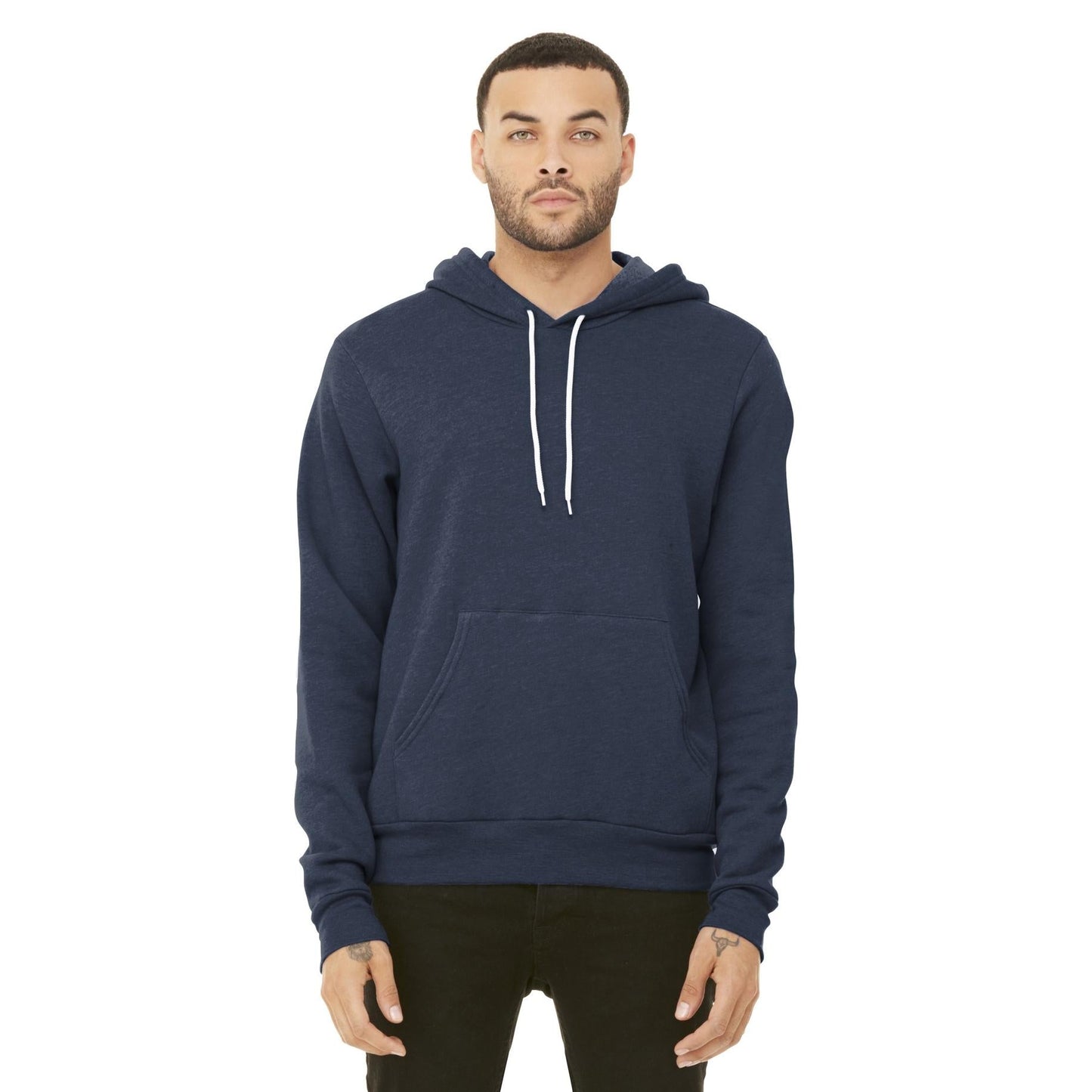 DTG Black Sweatshirts - Bella + Canvas - Cozy Fleece