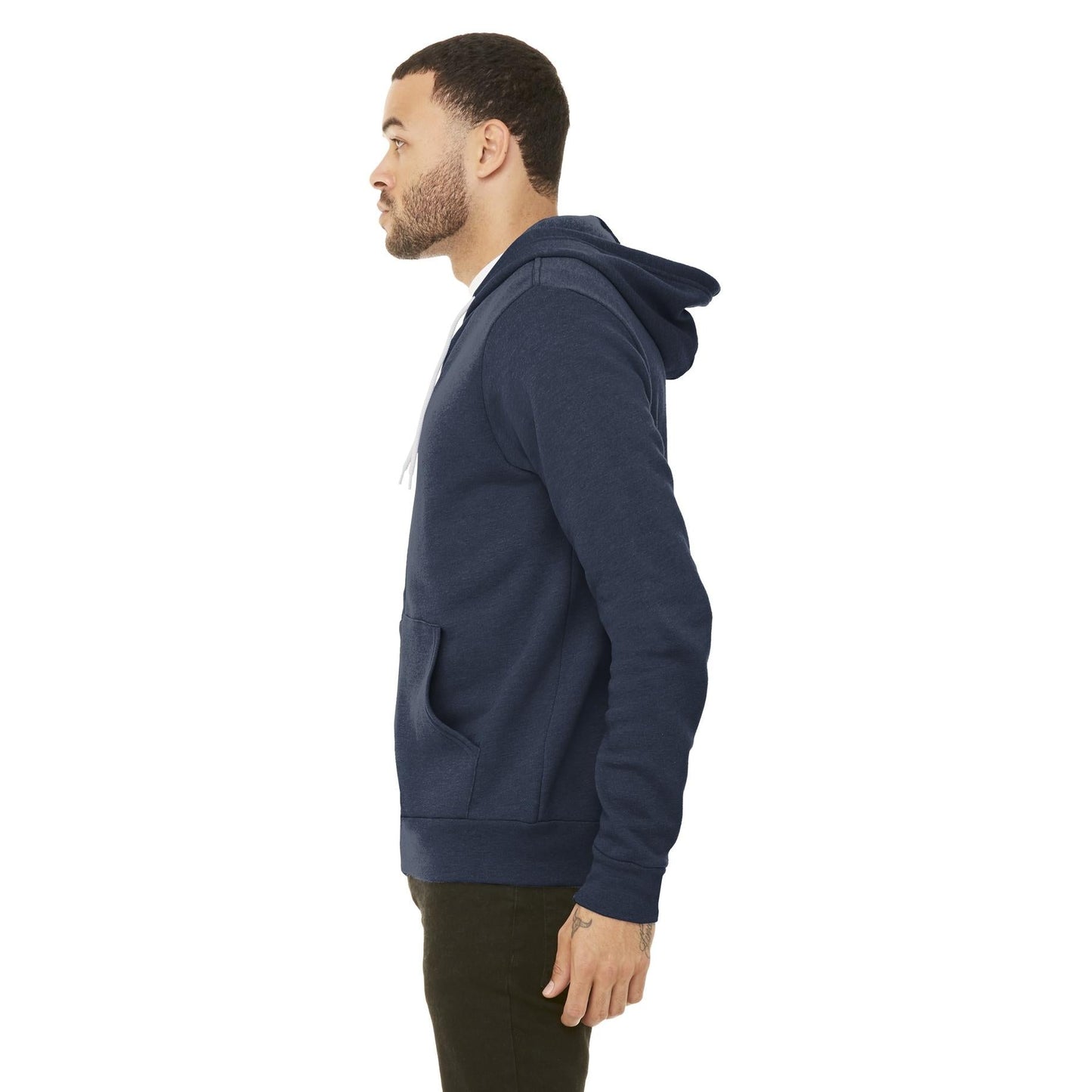 DTG Black Sweatshirts - Bella + Canvas - Cozy Fleece